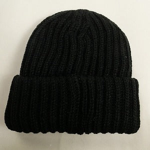 SUPREME シュプリーム 24AW Classic Logo Chunky Ribbed Beanie Black ビーニー 黒 Size 【フリー】 【新古品・未使用品】 20811325