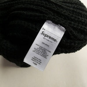 SUPREME シュプリーム 24AW Classic Logo Chunky Ribbed Beanie Black ビーニー 黒 Size 【フリー】 【新古品・未使用品】 20811326