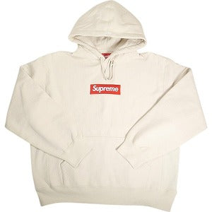 SUPREME シュプリーム 24AW Box Logo Hooded Sweatshirt Stone ボックスロゴパーカー クリーム Size 【M】 【中古品-ほぼ新品】 20811336