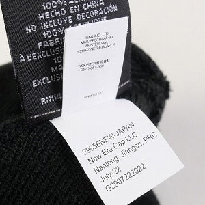 SUPREME シュプリーム 22AW New Era Box Logo Beanie Black ボックスロゴビーニー 黒赤 Size 【フリー】 【新古品・未使用品】 20811347