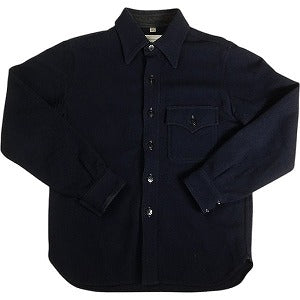 At Last ＆ Co アットラスト/BUTCHER PRODUCTS ブッチャープロダクツ CPO SHIRT NAVY 長袖シャツ 紺 Size 【14.5】 【中古品-良い】 20811355