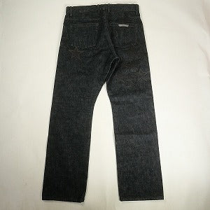 CHROME HEARTS クロム・ハーツ JEAN SL FLEURKNEE BLACK スターパッチフレアニーデニムパンツ 黒 Size 【W33】 【新古品・未使用品】 20811391