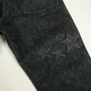 CHROME HEARTS クロム・ハーツ JEAN SL FLEURKNEE BLACK スターパッチフレアニーデニムパンツ 黒 Size 【W33】 【新古品・未使用品】 20811391