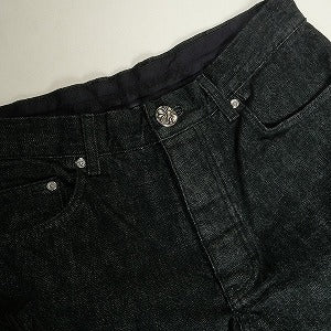 CHROME HEARTS クロム・ハーツ JEAN SL FLEURKNEE BLACK スターパッチフレアニーデニムパンツ 黒 Size 【W33】 【新古品・未使用品】 20811391