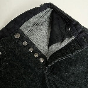 CHROME HEARTS クロム・ハーツ JEAN SL FLEURKNEE BLACK スターパッチフレアニーデニムパンツ 黒 Size 【W33】 【新古品・未使用品】 20811391