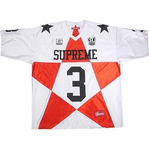 SUPREME シュプリーム 24AW Star Football Jersey White フットボールトップ 白 Size 【M】 【中古品-良い】 20811400