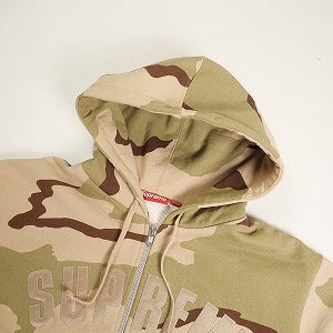 SUPREME シュプリーム 24AW Arc Thermal Lined Zip Up Hooded Sweatshirt Desert Camo パーカー ベージュ Size 【M】 【中古品-良い】 20811401