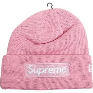 SUPREME シュプリーム 24AW New Era Box Logo Beanie Pink ボックスロゴビーニー ピンク Size 【フリー】 【新古品・未使用品】 20811462