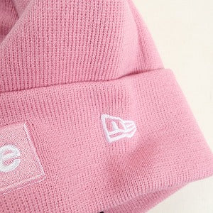 SUPREME シュプリーム 24AW New Era Box Logo Beanie Pink ボックスロゴビーニー ピンク Size 【フリー】 【新古品・未使用品】 20811462