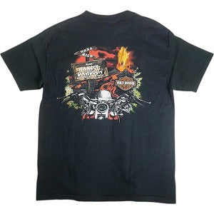 VINTAGE ヴィンテージ HARLEY DAVIDSON 2004 Kailua-Kona Hilo Hawaii Tee Black Tシャツ 黒 Size 【L】 【中古品-良い】 20811590