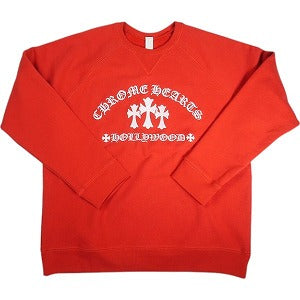 CHROME HEARTS クロム・ハーツ SWTSHRT U SAILIN ON CREW ROCKER ARCH VINTAGE RED クルーネックスウェット 赤 Size 【XL】 【中古品-非常に良い】 20811597