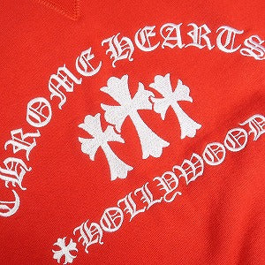 CHROME HEARTS クロム・ハーツ SWTSHRT U SAILIN ON CREW ROCKER ARCH VINTAGE RED クルーネックスウェット 赤 Size 【XL】 【中古品-非常に良い】 20811597