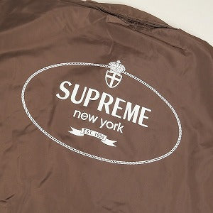 SUPREME シュプリーム 24AW Crest Coached Jacket Brown ジャケット 茶 Size 【M】 【新古品・未使用品】 20811674