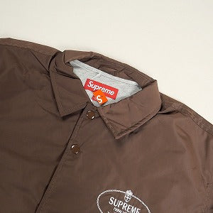 SUPREME シュプリーム 24AW Crest Coached Jacket Brown ジャケット 茶 Size 【M】 【新古品・未使用品】 20811674