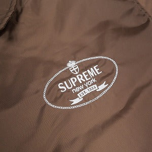 SUPREME シュプリーム 24AW Crest Coached Jacket Brown ジャケット 茶 Size 【M】 【新古品・未使用品】 20811674