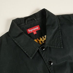 SUPREME シュプリーム 10AW Leopard Lined Coaches Jacket Black コーチジャケット 黒 Size 【XL】 【中古品-良い】 20811718