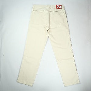 SUPREME シュプリーム 22SS B.B. Simon Studded Regular Jean White デニムパンツ 白 Size 【32】 【中古品-非常に良い】 20811720