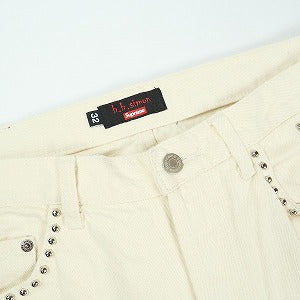 SUPREME シュプリーム 22SS B.B. Simon Studded Regular Jean White デニムパンツ 白 Size 【32】 【中古品-非常に良い】 20811720