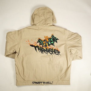 SUPREME シュプリーム ×Thrasher ×Neckface 24AW Hooded Work Jacket Tan ワークジャケット タン Size 【L】 【中古品-非常に良い】 20811748