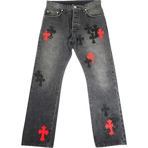 CHROME HEARTS クロム・ハーツ JEAN STRTLG FBRC クロスパッチデニムパンツ 黒 Size 【W32】 【新古品・未使用品】 20811774