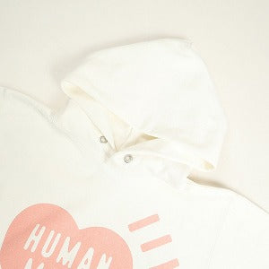 HUMAN MADE ヒューマンメイド 24AW HEART HEAVY WEIGHT HOODIE KOREA STORE WHITE 韓国限定 ハートパーカー 白 Size 【M】 【新古品・未使用品】 20811778