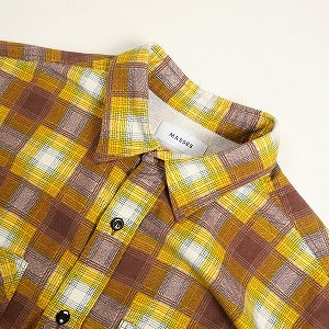 MASSES マシス FLANNEL PLAID SHIRT Mustard 長袖シャツ マスタード Size 【L】 【中古品-良い】 20811803