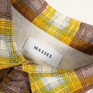 MASSES マシス FLANNEL PLAID SHIRT Mustard 長袖シャツ マスタード Size 【L】 【中古品-良い】 20811803