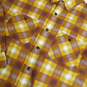 MASSES マシス FLANNEL PLAID SHIRT Mustard 長袖シャツ マスタード Size 【L】 【中古品-良い】 20811803