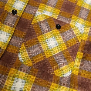 MASSES マシス FLANNEL PLAID SHIRT Mustard 長袖シャツ マスタード Size 【L】 【中古品-良い】 20811803