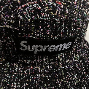 SUPREME シュプリーム 24AW Denim Boucle Camp cap Black キャンプキャップ 黒 Size 【フリー】 【新古品・未使用品】 20811827