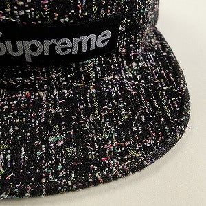 SUPREME シュプリーム 24AW Denim Boucle Camp cap Black キャンプキャップ 黒 Size 【フリー】 【新古品・未使用品】 20811827