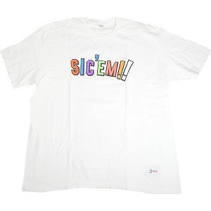 SUPREME シュプリーム ×WTAPS 21AW Sic' em! Tee White Tシャツ 白 Size 【XXL】 【中古品-良い】 20811868