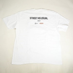 SUPREME シュプリーム ×WTAPS 21AW Sic' em! Tee White Tシャツ 白 Size 【XXL】 【中古品-良い】 20811868