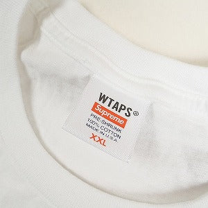 SUPREME シュプリーム ×WTAPS 21AW Sic' em! Tee White Tシャツ 白 Size 【XXL】 【中古品-良い】 20811868