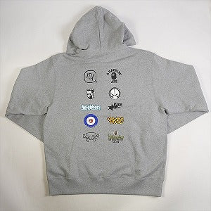 A BATHING APE ア ベイシング エイプ × NEIGHBORHOOD RELAXED FIT PULLOVER HOODIE パーカー 灰 Size 【XL】 【新古品・未使用品】 20811881