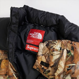 SUPREME シュプリーム ×THE NORTH FACE 16AW Nuptse Jacket Leaves リーフカモ柄ヌプシダウンジャケット 茶 Size 【M】 【新古品・未使用品】 20811895