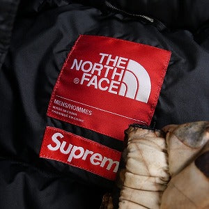 SUPREME シュプリーム ×THE NORTH FACE 16AW Nuptse Jacket Leaves リーフカモ柄ヌプシダウンジャケット 茶 Size 【M】 【新古品・未使用品】 20811895