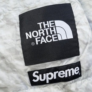 SUPREME シュプリーム ×THE NORTH FACE 19AW Paper Print Nuptse Jacket Paper Print ジャケット 灰 Size 【L】 【新古品・未使用品】 20811896