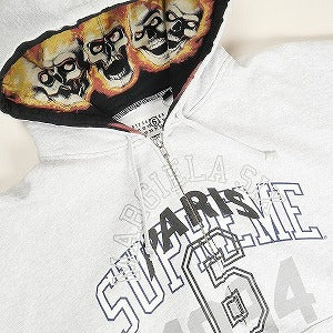 SUPREME シュプリーム ×MM6 Maison Margiela 24SS Zip Up Hooded Sweatshirt Ash Grey ジップパーカー 灰 Size 【XL】 【中古品-ほぼ新品】 20811924