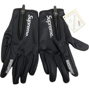 SUPREME シュプリーム 24AW WINDSTOPPER Zip Gloves Black グローブ 黒 Size 【L】 【新古品・未使用品】 20811931