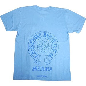 CHROME HEARTS クロム・ハーツ Miami Blue Horseshoe S/S Tee マイアミ限定 ホースシューTシャツ 青 Size 【S】 【新古品・未使用品】 20812027