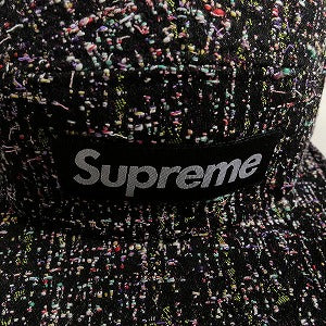 SUPREME シュプリーム 24AW Denim Boucle Camp cap Black キャンプキャップ 黒 Size 【フリー】 【新古品・未使用品】 20812038