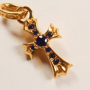 CHROME HEARTS クロム・ハーツ CH CROSS BABY FAT CHARM GOLD/Sapphire ネックレス 金 Size 【フリー】 【新古品・未使用品】 20812068