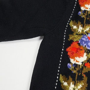 SUPREME シュプリーム 19AW Floral Stripe Cardigan Black カーディガン 黒 Size 【S】 【中古品-良い】 20812094