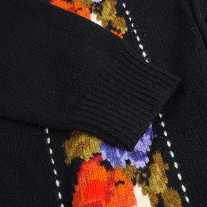 SUPREME シュプリーム 19AW Floral Stripe Cardigan Black カーディガン 黒 Size 【S】 【中古品-良い】 20812094