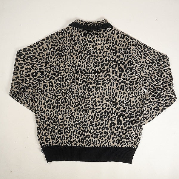 SUPREME シュプリーム 18AW Corduroy Detailed Zip Sweater Cheetah セーター ベージュ Size 【S】 【中古品-良い】 20812095