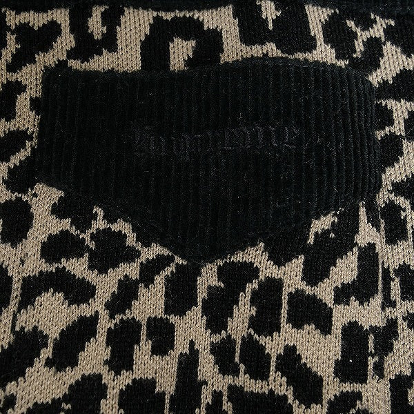 SUPREME シュプリーム 18AW Corduroy Detailed Zip Sweater Cheetah セーター ベージュ Size 【S】 【中古品-良い】 20812095