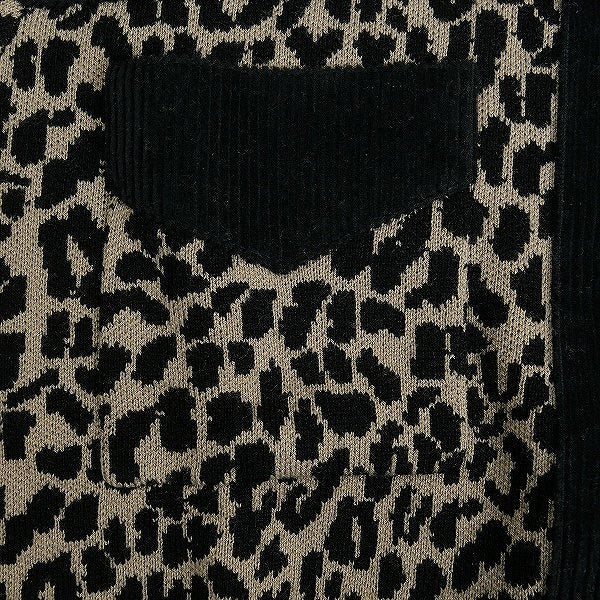 SUPREME シュプリーム 18AW Corduroy Detailed Zip Sweater Cheetah セーター ベージュ Size 【S】 【中古品-良い】 20812095