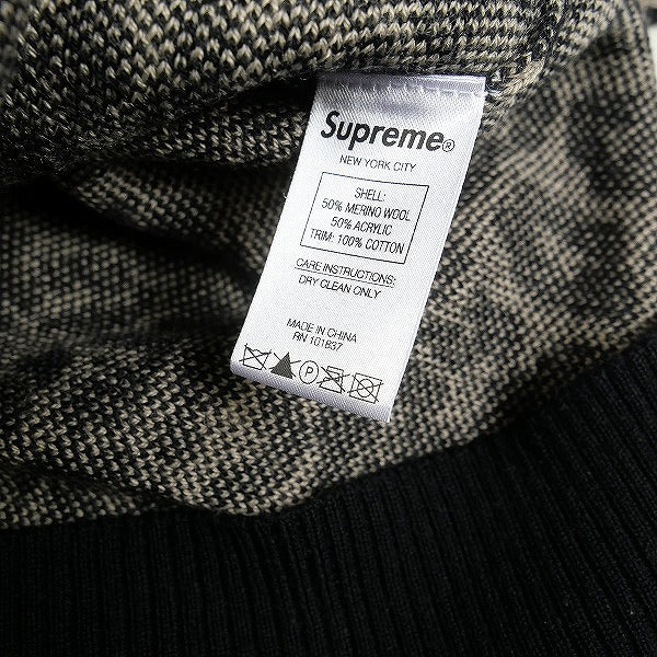 SUPREME シュプリーム 18AW Corduroy Detailed Zip Sweater Cheetah セーター ベージュ Size 【S】 【中古品-良い】 20812095