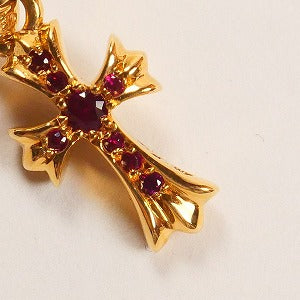 CHROME HEARTS クロム・ハーツ CH CROSS BABY FAT CHARM GOLD/PINK SAPPHIRE ネックレス 金 Size 【フリー】 【新古品・未使用品】 20812104